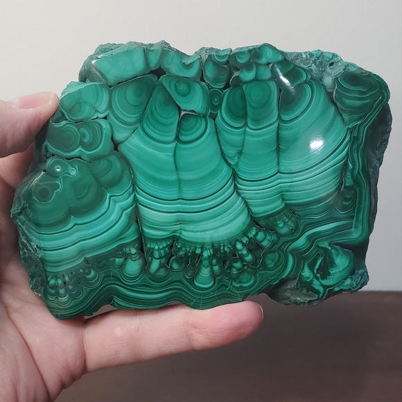 1.18 lbs Malachite Crystal Slab - Picture 11 of 17